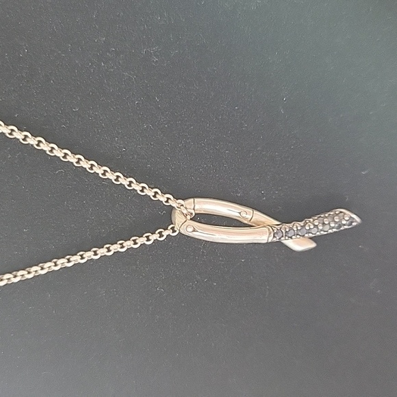 John Hardy Black Sapphire Bamboo Necklace - Picture 3 of 8